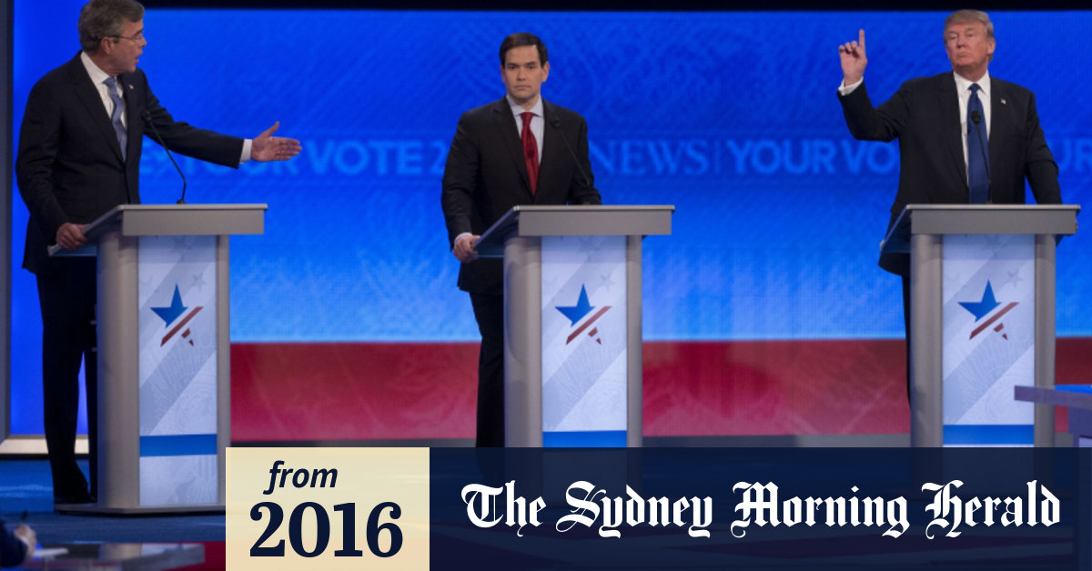 Republican Debate Trump Booed By Audience As Rubio Roughed Up By Rivals 9465
